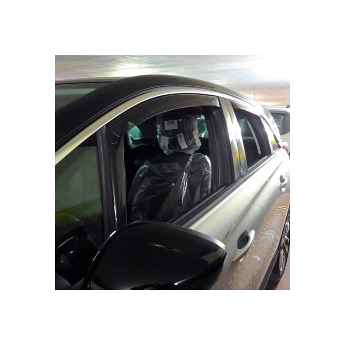 Deflettori aria Farad per VAUXHALL CROSSLAND X  5 porte 2017> - kit portiere anteriori + posteriori